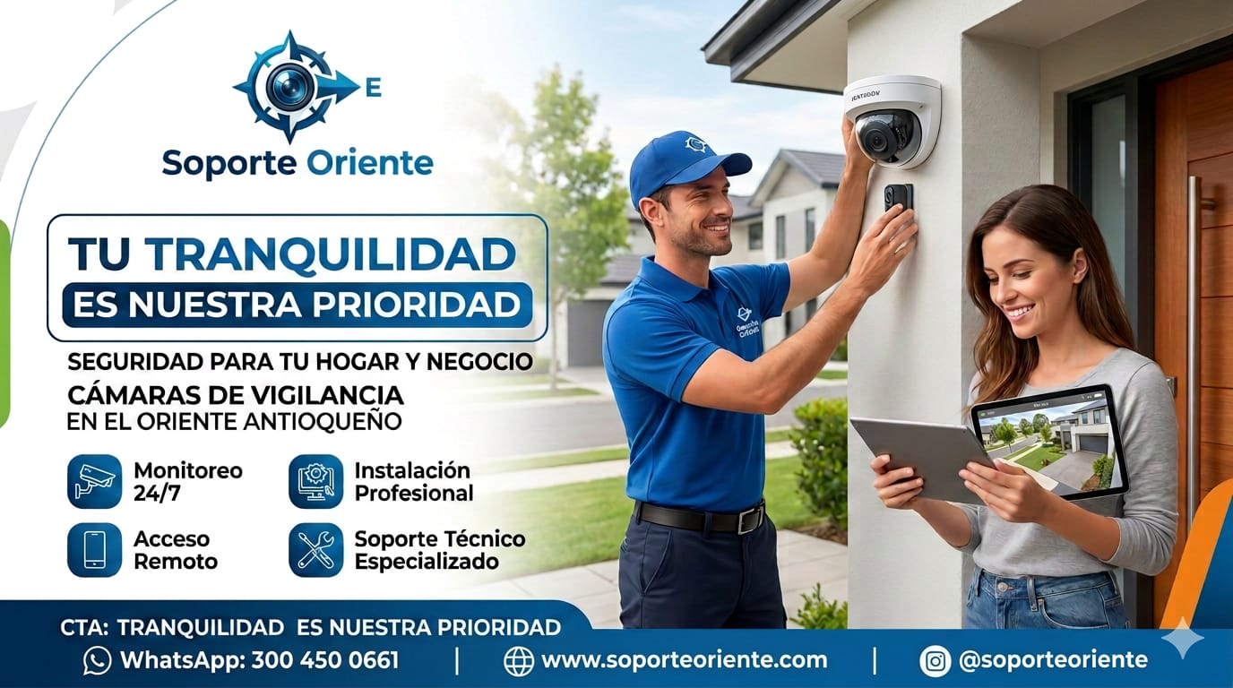 Instalación Profesional de Redes de Datos y Servidores en el Oriente Antioqueño